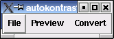 Menu von Autokontrast